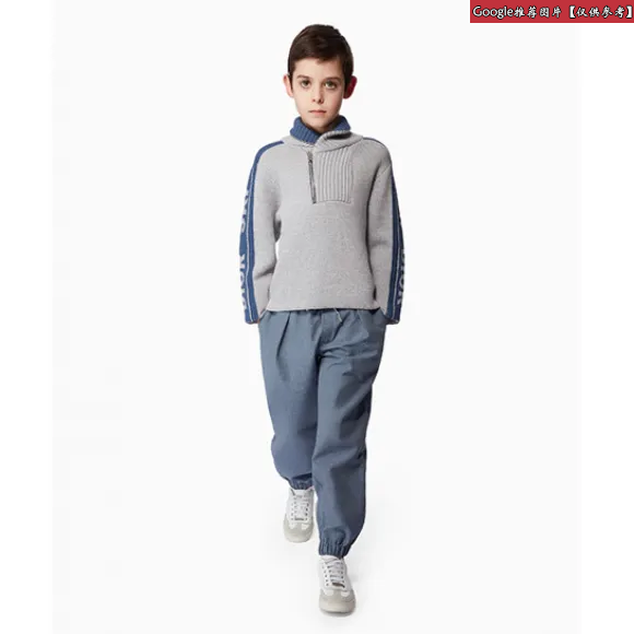 迪奥/Dior 刺绣纯棉针织和棉府绸双面布婴儿睡袋 7HBM51NIDA Y02B